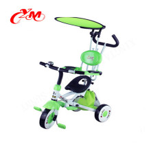 China neue Modelle Kinder Trikes mit Gummirädern / 3 in 1 Kinder Dreirad mit Schiebegriff / CE übergeben Push Handle Baby Dreirad